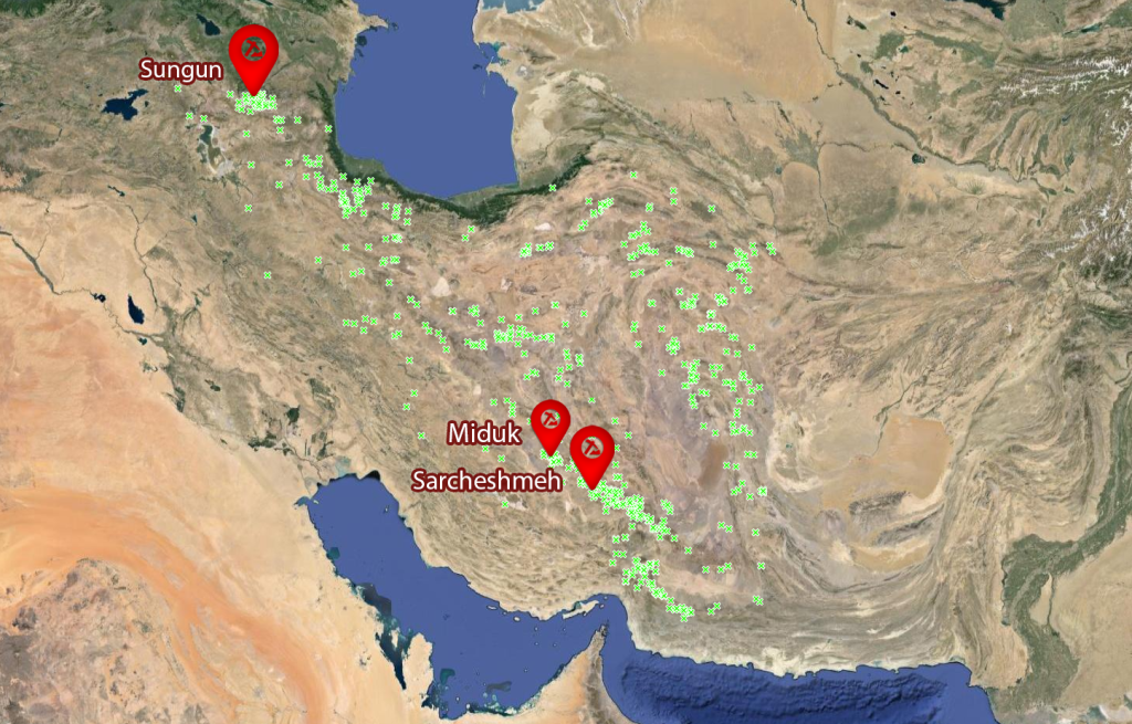 معادن مس ایران